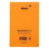 Bloc agrafé N°14 11x17cm 80 feuillets petits carreaux 5/5 80 g Rhodia