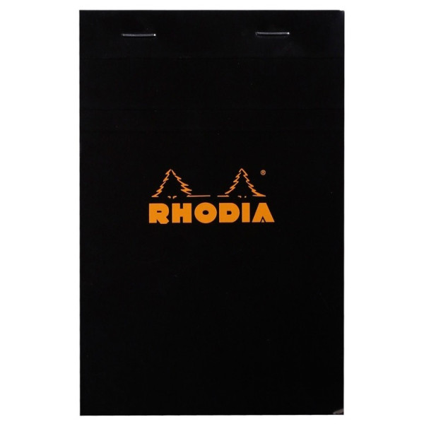 Bloc agrafé N°14 11x17cm 80 feuillets petits carreaux 5/5 80 g Rhodia
