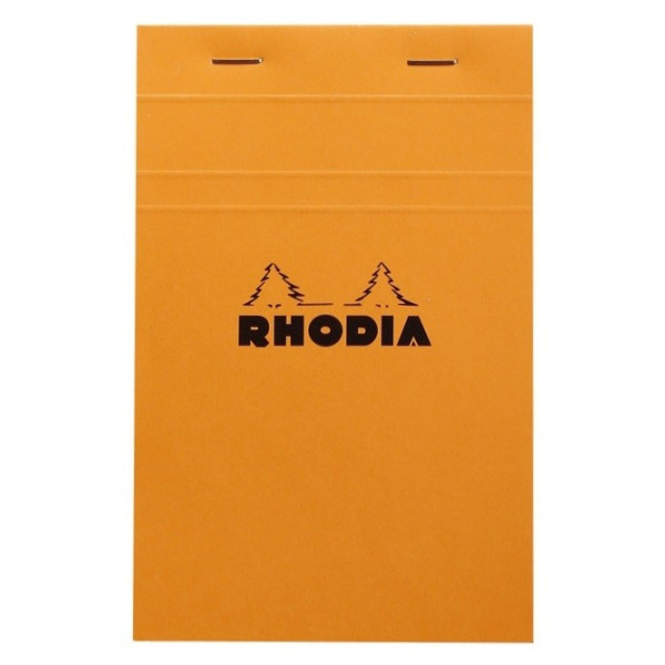 Bloc agrafé N°14 11x17cm 80 feuillets petits carreaux 5/5 80 g Rhodia