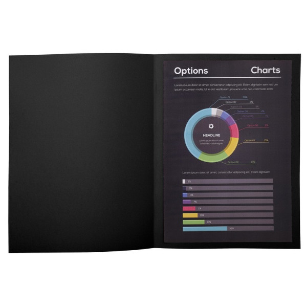 Paquet de 10 chemises 210G Exacompta Rocks
