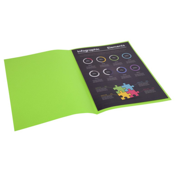 Paquet de 100 sous-chemises 80g Exacompta Rock"s