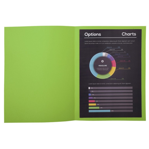 Paquet de 100 sous-chemises 80g Exacompta Rock"s