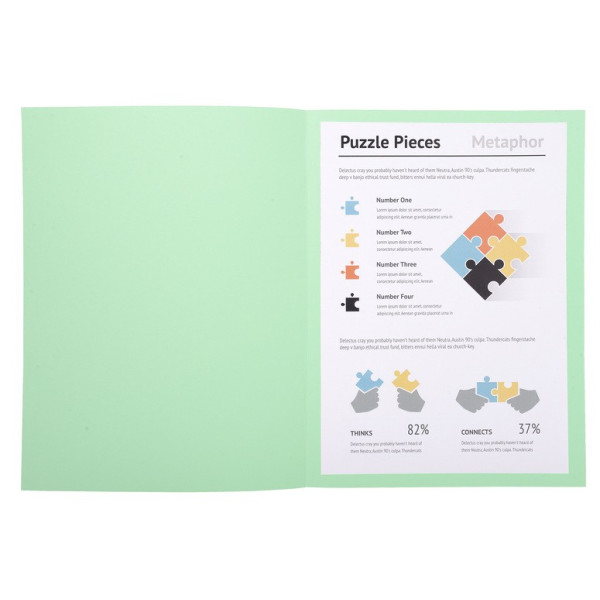 Paquet de 100 chemises pastel 210G Exacompta Super