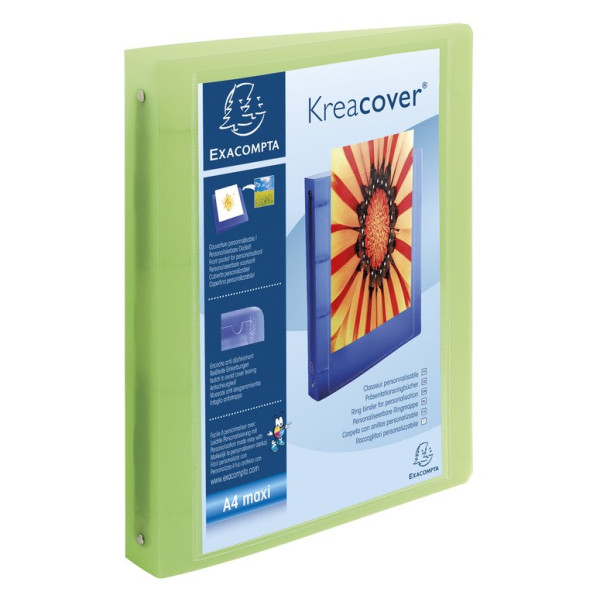 Classeur semi-rigide personnalisable dos 40mm A4 Exacompta Kreacover