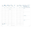Agenda semainier 10x15cm Quo Vadis Universitaire Club avec répertoire