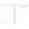 Agenda semainier 16x24cm Spiralé Quo Vadis Ministre S Sept Impala
