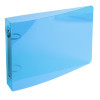 Classeur à fiches transparent A6 Exacompta Crystal colours