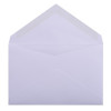 Enveloppes Vélin doublées gommées 90x140mm Lalo blanc