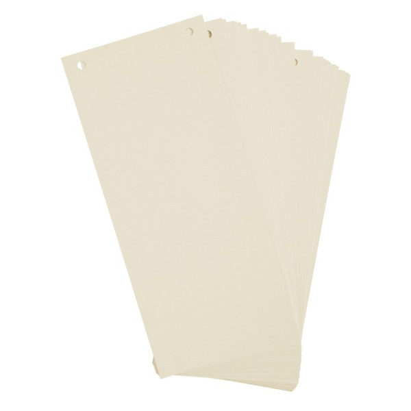 Fiches Intercalaires Bristol 180g 105x240 Exacompta