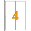 Etiquettes 97,5x68mm adhésives coins arrondis Apli-Agipa