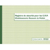 Piqûre 24x32cm Registre de sécurité pour les établissement recevant du public (ERP) Exacompta