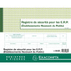 Piqûre 24x32cm Registre de sécurité pour les établissement recevant du public (ERP) Exacompta