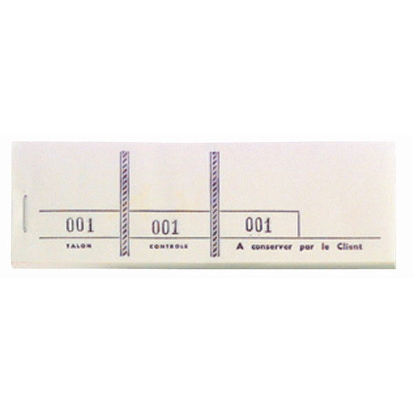 Bloc passe-partout 3 volets 48x150mm Exacompta