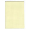 Bloc A4 papier jaune Exacompta Black Block