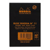 Bloc agrafé N°11 A7 petits carreaux Rhodia
