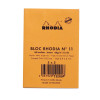 Bloc agrafé N°11 A7 petits carreaux Rhodia