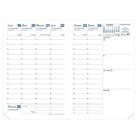 Agenda semainier 10x15cm Quo Vadis Affaires C. Estrada