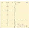 Agenda semainier 8,8x17cm spiralé Quo Vadis Italnote S Prestige Impala avec répertoire