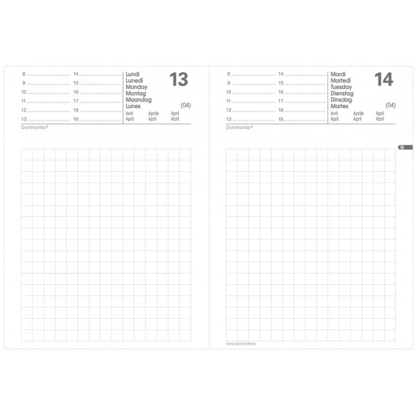 Agenda journalier 8,5x13cm Quo Vadis Maor Impala
