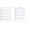 Agenda mensuel 7,5x14cm Quo Vadis Minibest Impala avec répertoire