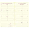 Agenda semainier 9x16cm spiralé Exacompta Eurotime 16S Volga