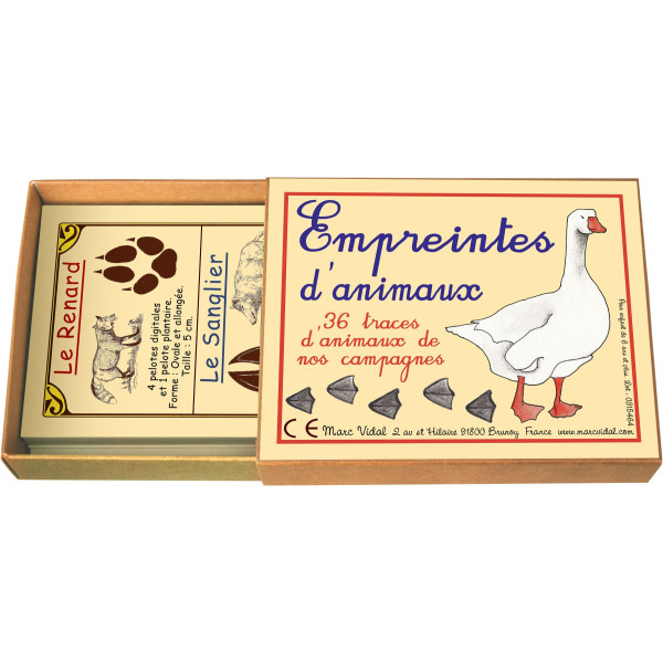 Jeu Marc Vidal Empreintes d'animaux