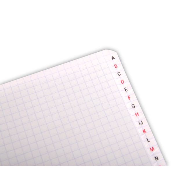 Répertoire A-Z spirale 11x17cm Clairefontaine Metric 180 pages
