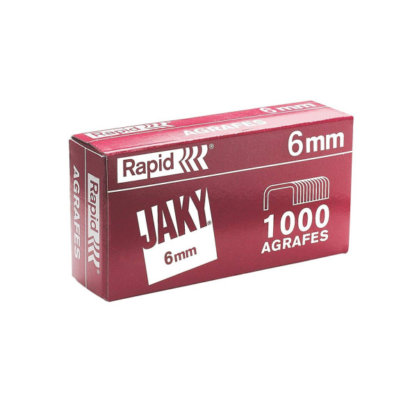 1000 Agrafes 6mm Rapid Jaky