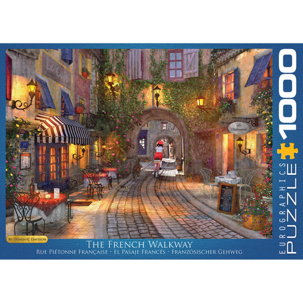 Puzzle 1000 pièces Rue Piétonne Française