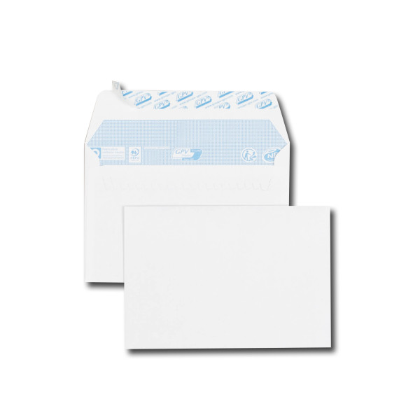 100 Enveloppes C6 114x162mm GPV Everyday