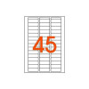 Etiquettes 12,8x38mm adhésives coins arrondis Apli-Agipa