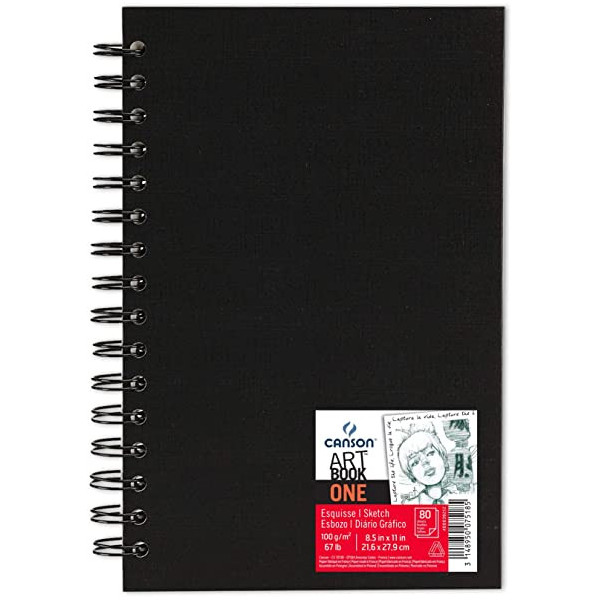 Carnet de dessin 21,6x27,9cm Canson Art Book One
