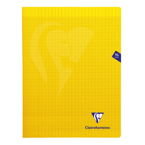 Cahier 24x32cm 96p. grands carreaux Clairefontaine MIMESYS