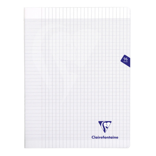 Cahier 24x32cm 96p. grands carreaux Clairefontaine MIMESYS