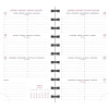 Agenda Semainier recyclé 9x16cm spiralé Exacompta Eurotime 16S Forever