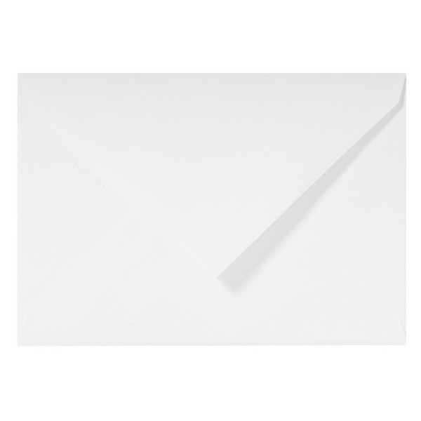 Enveloppes Vergé 162x229mm gommées doublées Lalo extra blanc