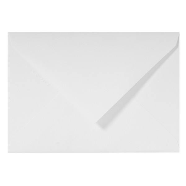 Enveloppes Vergé 162x229mm gommées doublées Lalo blanc