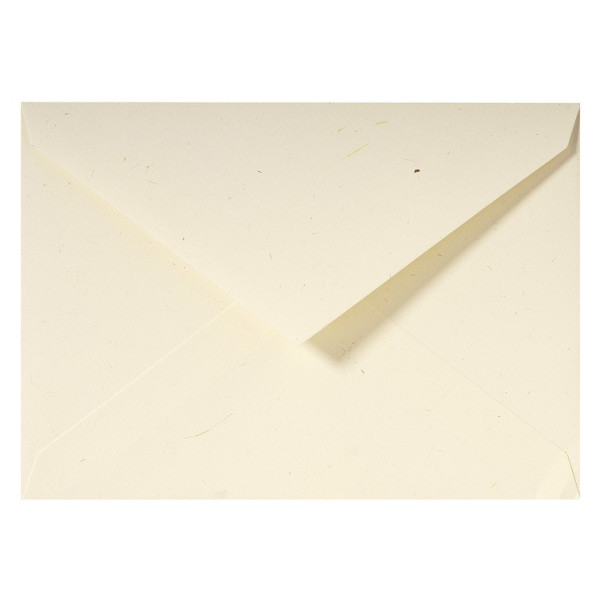 Enveloppes paille naturelle 162x229mm gommées Lalo Ivoire