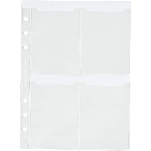 Pochette cartes de visite organiseur Filofax A5