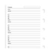 Feuilles contacts 95x171mm Filofax Personal