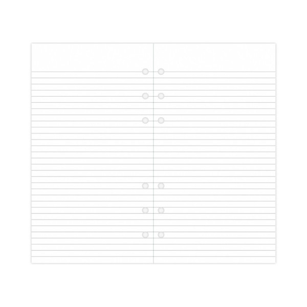 Feuilles de notes lignées blanches Filofax Personal sans emballage
