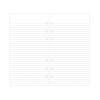 Feuilles de notes lignées blanches Filofax Personal sans emballage