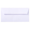 Enveloppes Vélin 110x220mm adhésives doublées Lalo blanc