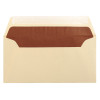Enveloppes Vergé 110x220mm adhésives doublées Lalo ivoire