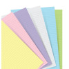 Feuilles de notes lignées pastel Filofax Personal