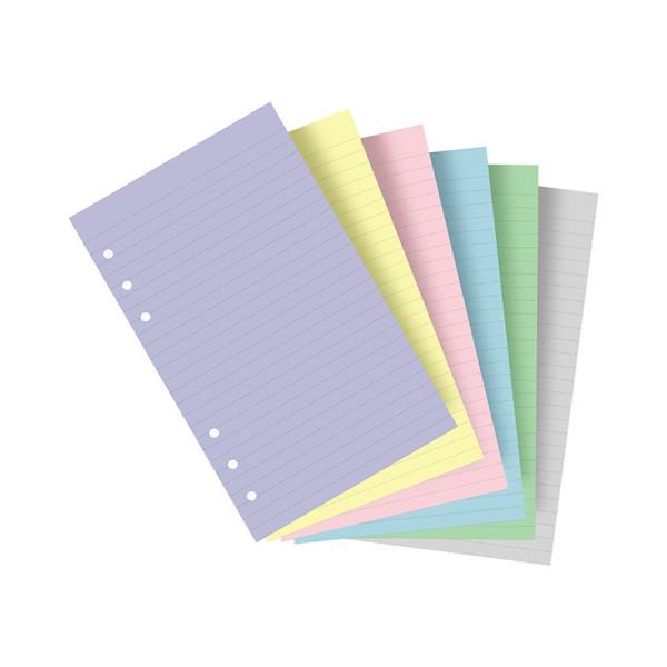 Feuilles de notes lignées pastel Filofax Personal