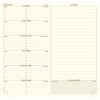 Agenda Semainier 9x17,5cm tranche dorée Exacompta Espace 17 Cassandra