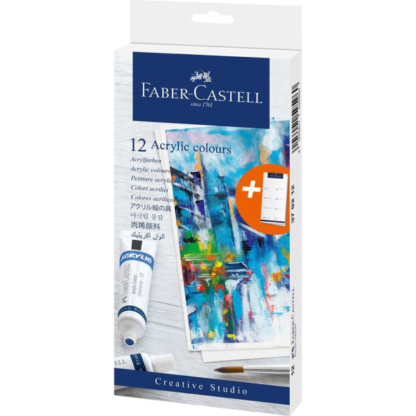 Set de 12 tubes de peintures à l'huile Faber-Castell
