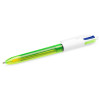 Stylo bille 4 couleurs BIC Fluo