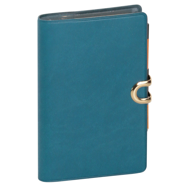 Agenda semainier 7,5x11,5cm tranche dorée Exacompta Winner avec fermoir